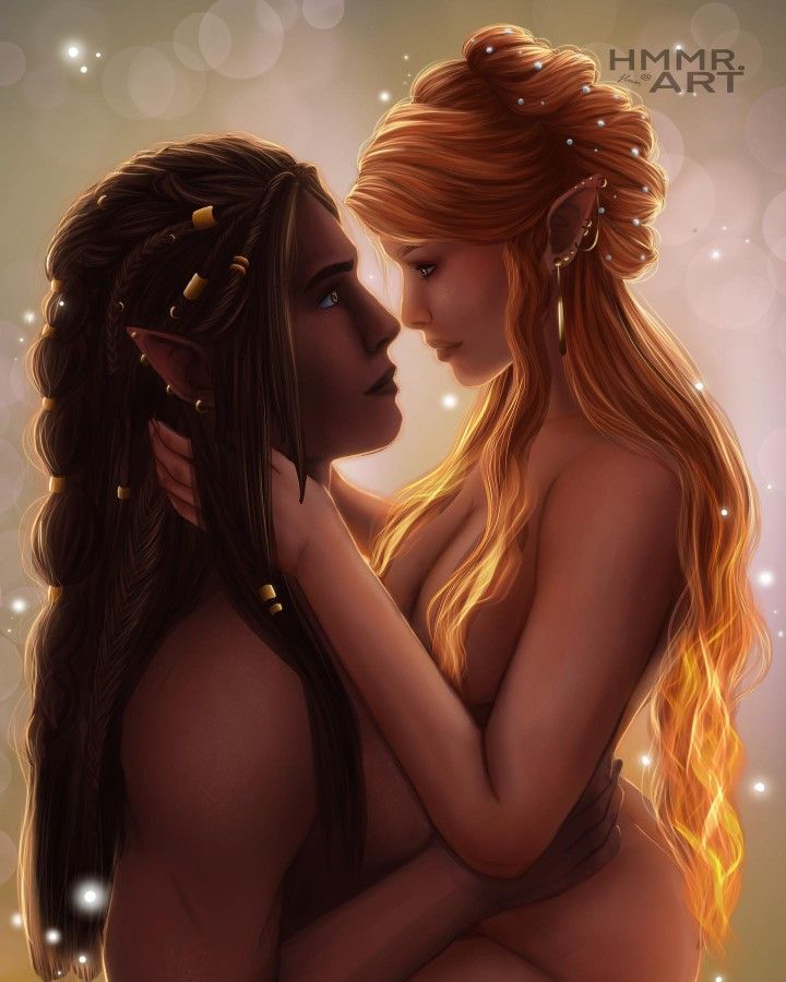 Lady Autumn Acotar, Vassa Acowar Fanart, Helion And Lady Of The Autumn Court, Lady Of Autumn Court, Bone Carver Acomaf, Elucien Fanart, Feyre And Rhysand Fanart, Helion Acotar, Charlie Bowater