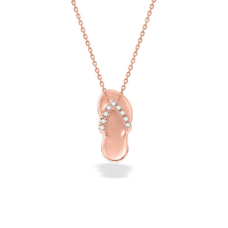 14K Yellow Gold Petite Slipper Pendant with 0.06 Carats (total weight) of Diamonds. 17" 14K Yellow Gold chain included. The pendant measures approximately 5/8" in length. 14k Rose Gold Diamond Necklace With Adjustable Chain, 14k Rose Gold Pendant Necklace, 14k White Gold Charm Necklace With Adjustable Chain, 14k Rose Gold Hallmarked Necklace, Hallmarked 14k Rose Gold Necklace, Rose Gold 14k Gold Necklace With Pearl Pendant, 14k Rose Gold Necklace, Silver 14k Gold Necklace With Pearl Pendant, Rose Gold Hallmarked Fine Jewelry Necklace