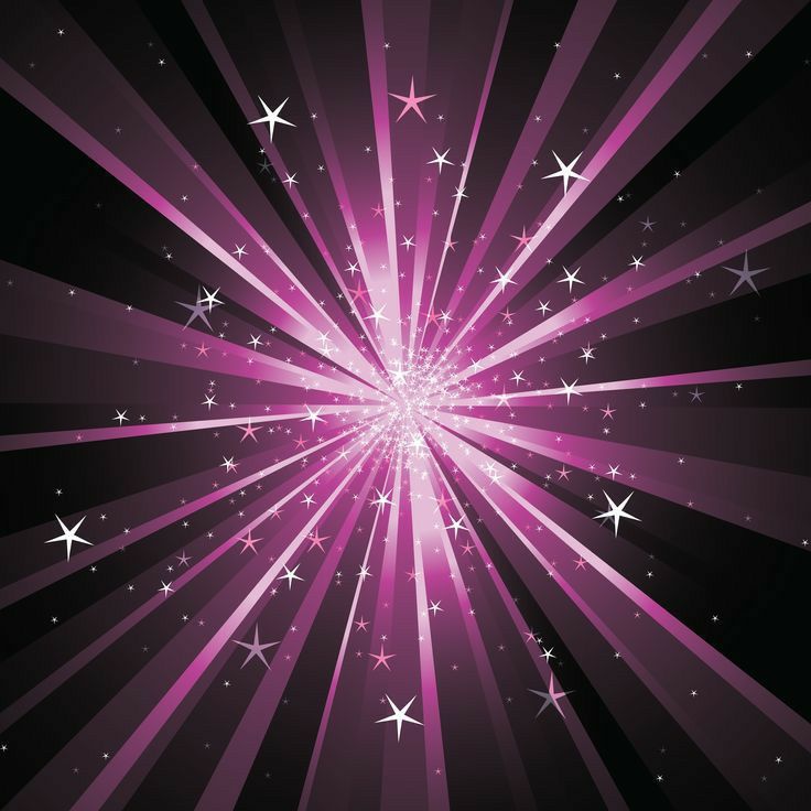 an abstract purple and black background with stars