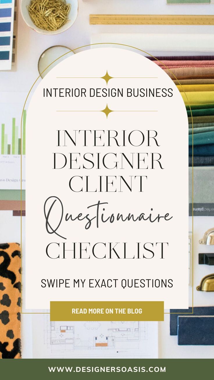 the interior designer client question is here