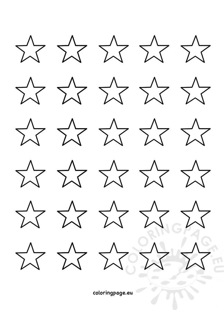 the star pattern is drawn in black and white