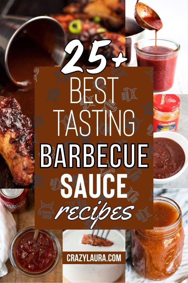 barbecue sauce recipe with the words 25 best tasting barbecue sauce recipes