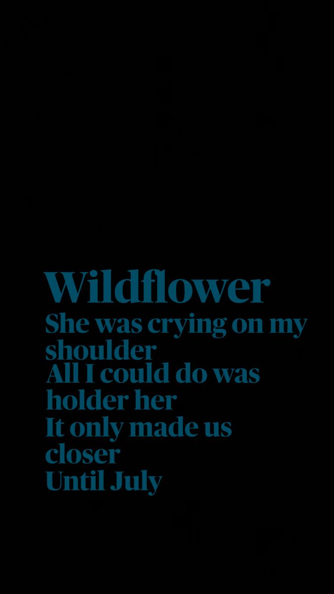 the words wildflower are written in blue on a black background