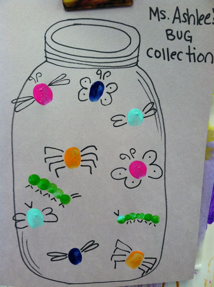 a drawing of a mason jar on a bulletin board with magnets attached to it