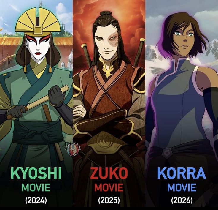 three different avatars in the same movie