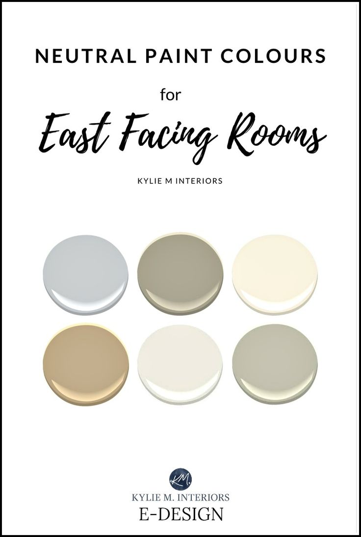 the neutral paint colors for east facing rooms are available in five different colors and sizes