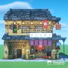 an animated image of a japanese restaurant