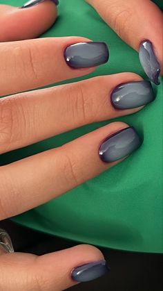 #BEAUTY, #RELATIONSHIPS #Fashion #Animals #Outfits #Winter Outfits #Animals Grey Aura Nails, Almost Nails, Grey Aura, Nails Airbrush, Chrome Nail Colors, Nails Fall Nails, Aura Nails, Airbrush Nails, Shoulder Dresses