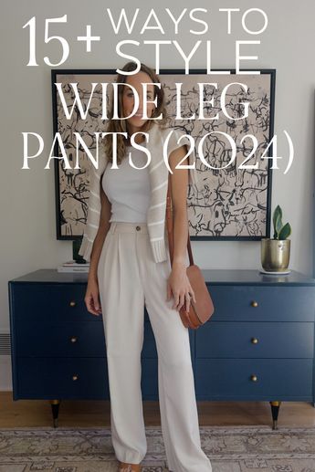 Relaxed Fit Trousers Women, Wide Leg Pants With Coat, Wide Cream Trousers Outfit, What Shoes With Wide Leg Trousers, Shoes With Wide Leg Trouser, Blouse And Wide Leg Pants, Outfit Inspo Wide Leg Pants, Oatmeal Wide Leg Pants Outfit, Palazzo Pants Blazer Outfit