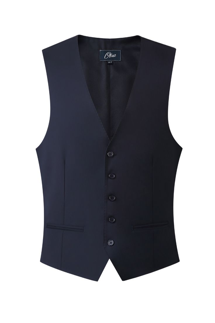 Elevate your wardrobe with our Navy Blue Tailored Waistcoat Vest, a garment that exudes elegance and sophistication. Meticulously crafted from a premium fabric blend, this vest offers a luxurious feel, while the deep navy shade provides a versatile base for numerous outfit combinations. The sharp, tailored cut ensures a flattering fit that accentuates the physique, ensuring you present your best self at any formal or professional event.


 

Functionality meets fashion in the design of this wais Navy Blue Vests, Elegant Single Breasted Vest For Fall, Elegant Single Breasted Winter Vest, Elegant Winter Vest, Formal Notch Lapel Vest For Winter, Business Vest With Hidden Button Closure, Sleeveless Business Vest With Hidden Button Closure, Classic Blue Sleeveless Outerwear, Elegant Sleeveless Blue Outerwear