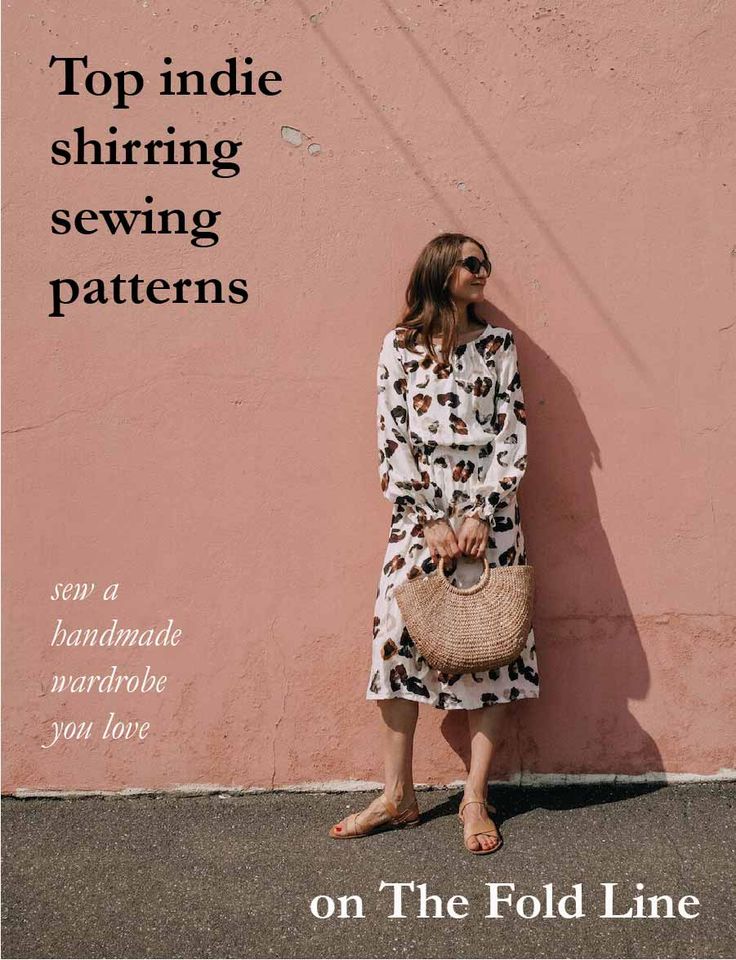 Top indie shirring sewing patterns Fashion Blogger Instagram, Blogger Instagram, Shirred Top, The Fold Line, Shirred Dress, Elastic Thread, Handmade Wardrobe, Indie Sewing Patterns, Summer Swimwear