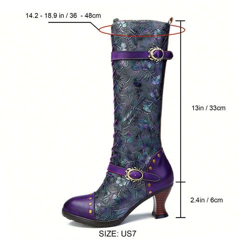 Steampunk Boots With Round Toe For Fall, Steampunk Round Toe Boots For Fall, Winter Steampunk Moto Boots With Round Toe, Steampunk Winter Moto Boots With Round Toe, Steampunk Leather Boots For Winter, Leather Steampunk Boots For Winter, Steampunk Leather Boots For Fall, Vintage Wide Calf Mid-calf Boots For Winter, Winter Western High Ankle Platform Boots