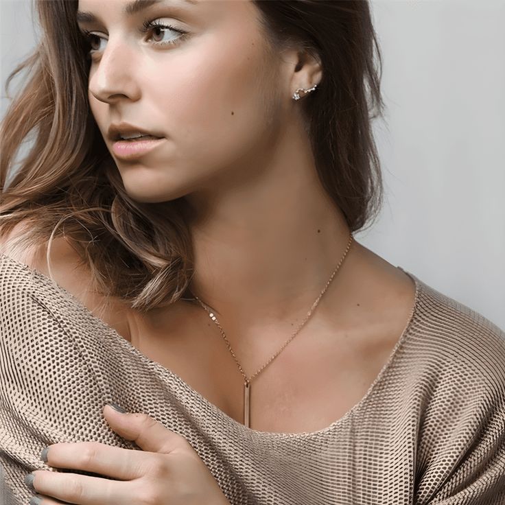 Get your chic on with our new Dainty Bar Letter Necklace. The sleek bar pendant, measuring 1.5 inches, sports a cute heart engraving and a letter of your choice. It's like wearing your heart on your sleeve, just a lot trendier. Choose from three captivating colors: gold, silver, and rose gold - each telling a different story. Built from an alloy steel base, the pendants are designed for longevity. The gold pendant boasts a thick 18-karat gold electroplate, while the silver variant is pure alloy Gift Rectangular Pendant Bar Necklace, Everyday Necklace With Rectangular Pendant, Gift Bar Necklace With Adjustable Chain, Modern Bar Necklace For Everyday Wear, Personalized Rectangular Pendant Bar Necklace, Minimalist Bar Necklace For Gift, Trendy Rose Gold Charm Necklaces For Everyday, Trendy Everyday Rose Gold Charm Necklaces, Dainty Bar Necklace