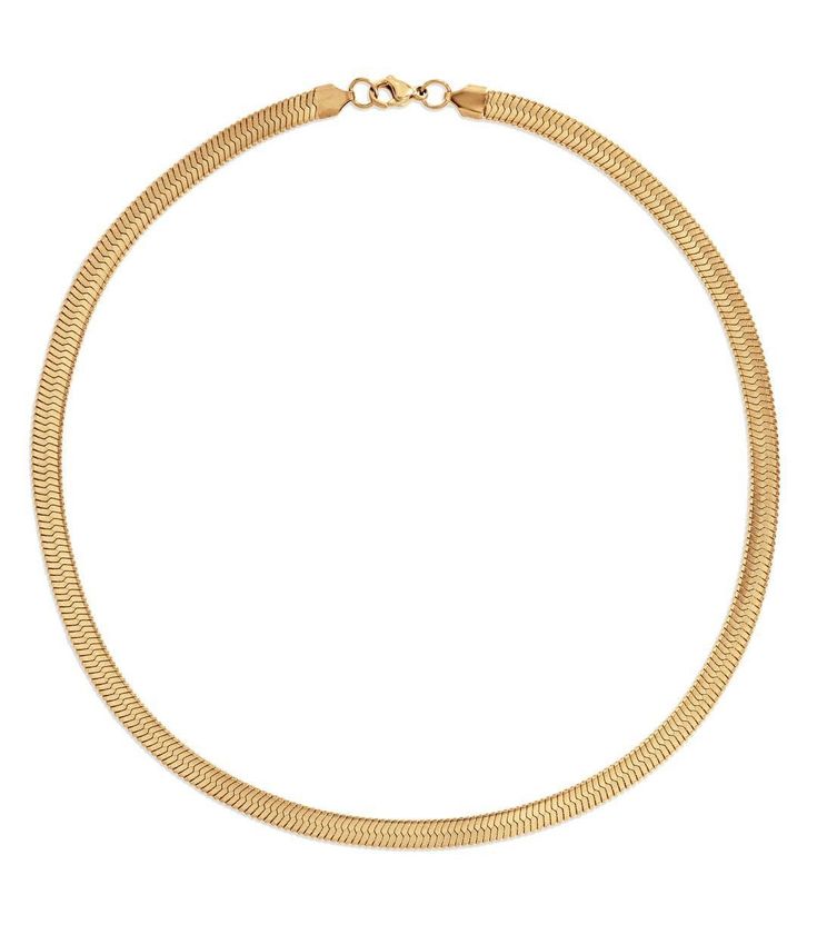 16 Inch Gold Herringbone Chain Trendy Snake Chain Choker, Trendy Gold Plated Snake Chain Necklace, Trendy Everyday Gold-tone Chain Necklace, Trendy Gold-tone Chain Necklace For Everyday, Trendy Gold Box Chain Necklace, Trendy Gold Herringbone Necklace With Adjustable Chain, Trendy Stainless Steel Snake Chain Necklace, Trendy Metal Snake Chain Necklace With Adjustable Chain, Everyday Stainless Steel Snake Chain Necklace