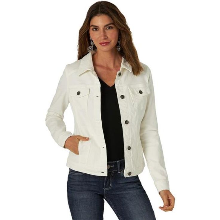 98% Cotton, 2% Spandex Imported Cotton Lining Button Closure Machine Wash Wardrobe Staple. Come Rain Or Shine, A Classic Denim Jacket Will Always Have Your Back. This Stylish Take On A Wardrobe Staple Is Designed To Complete Any Look. Best Of All, It Will Never Go Out Of Style. Elevated Classic. Finished With A Button Closure, This Wardrobe Classic Will Give You The Look You Love Without Compromising Comfort. Update Your Look. Available In Multiple Color Options For All Occasions, Wear This Jean Cream Denim Jacket Outfit, White Jacket Outfit Casual, Cream Denim Jacket, White Jacket Outfit, White Jean Jacket, Wardrobe Classic, Classic Denim Jacket, Oversized Denim Jacket, Jacket Outfit