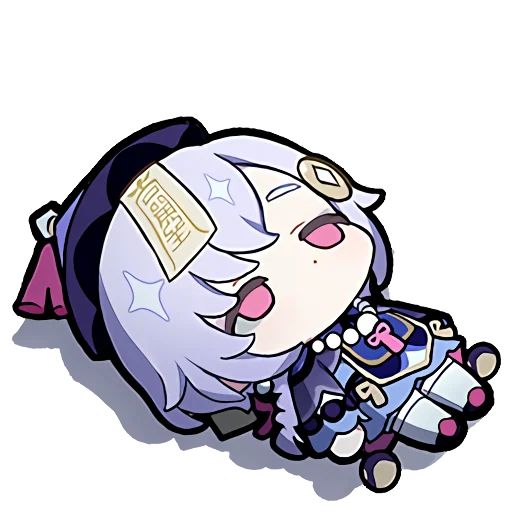 an anime character laying on the ground with her eyes closed