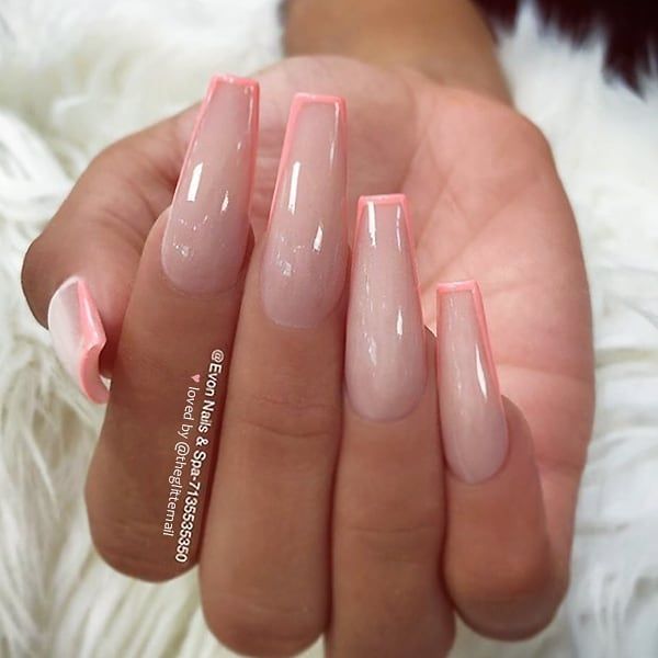 Awesome coffin nails are the hottest nails now. We collected 130+ of the most popular coffin nails. So, you don't have to spend too much energy. It's easy to find your favorite coffin nail design. #Awesomecoffinnails#coffinnails French Pedicure, Long Nail Designs, Cute Acrylic Nail Designs, Long Acrylic Nails Coffin, Coffin Nails Long, Summer Acrylic Nails, Pink Nail, Pink Acrylic Nails, Coffin Nails Designs