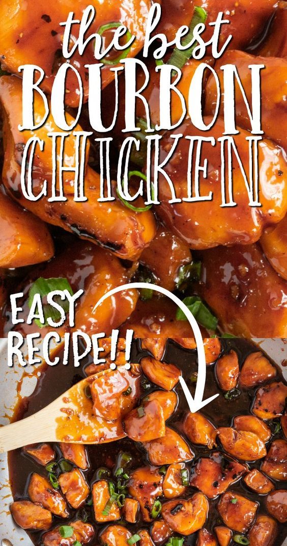 the best bourbon chicken recipe is easy to make and tastes just as good as it looks