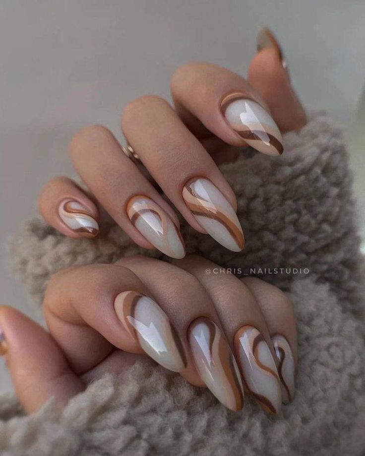 Kutek Disney, Brown Nails Design, Fall Gel Nails, Edgy Nails, Smink Inspiration, Classy Acrylic Nails, Makijaż Smokey Eye, Nagel Inspo, Cat Kuku