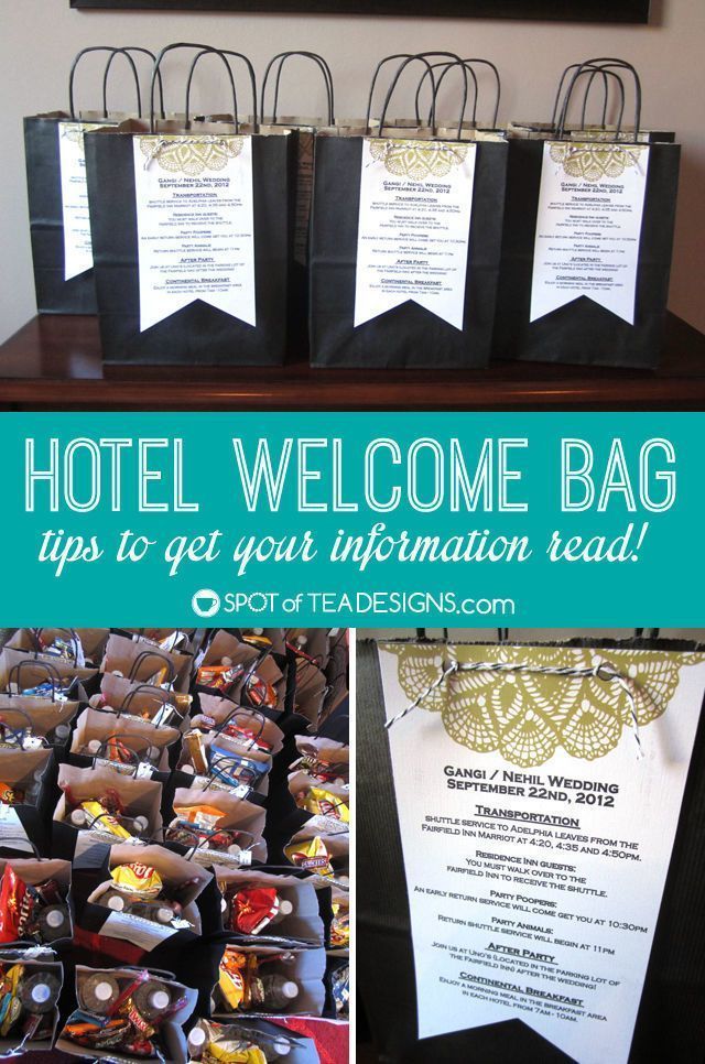 the hotel welcome bag tips to get your information read by scottteadeson com