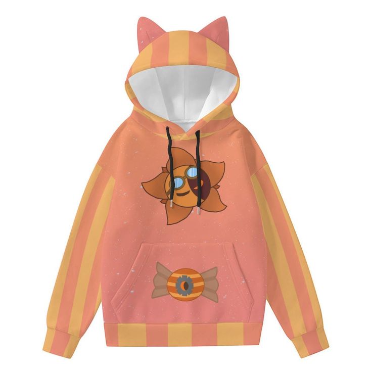 !! THIS ITEM MAY BE LATE. I DO NOT CONTROL THE SHIPPING !! Cute cat ear decoration and high quality printing make it a very fashionable and special hoodie, provide much fun.  Fabric: Scuba(95% polyester and 5% spandexspanli> Regular fit Long sleeve,decorative ears, kangaroo pocket Fabric weight: 230g/mspanli> Cat Sweatshirt Hoodie, Kawaii Long Sleeve Hoodie With Cat Design, Lgbtq Outfit, Casual Hoodie With Cat Design, Hooded Sweatshirt With Cat Design For Streetwear, Cute Cat Print Hooded Hoodie, Sun And Moon Drawings, Cat Hoodie, Fandom Outfits