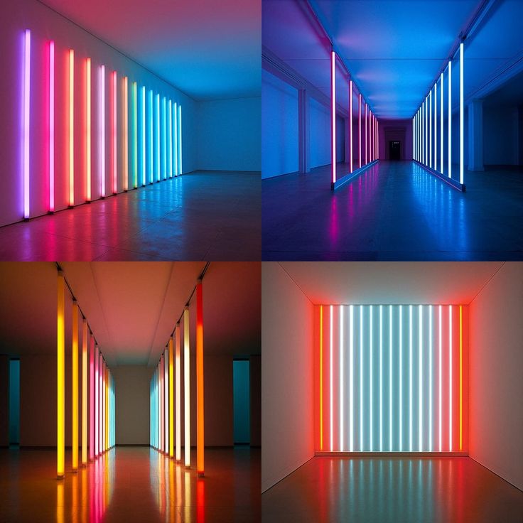 Dan Flavin Neon Art Installation, Architecture Software, Felix Gonzalez Torres, Dan Flavin, Fluorescent Light Fixture, Light Art Installation, Art Criticism, Lights Artist, Interactive Installation