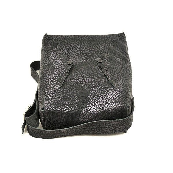 Women's CYDWOQ Bag Dimensions: W 9.5" x H 12" x D 6" Modern Black Rectangular Saddle Bag, Modern Textured Leather Saddle Bag For Travel, Black Leather Rectangular Pouch, Modern Textured Leather Bags For On-the-go, Functional Leather Evening Shoulder Bag, Functional Shoulder Bag With Gunmetal Hardware, Functional Rectangular Textured Leather Bag, Functional Leather Rectangular Pouch, Modern Black Textured Leather Flap Bag