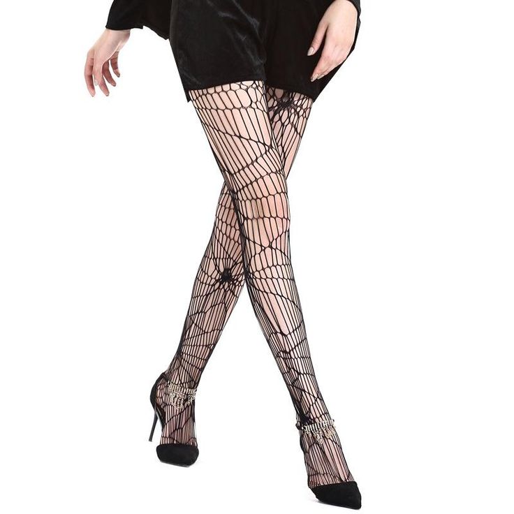 Cobweb Tights – Goth Mall Spider Pattern, Halloween Socks, Hip Lifts, Angel Dress, Gothic Halloween, Plain Color, Womens Tights, Skirt Leggings, Womens Gloves