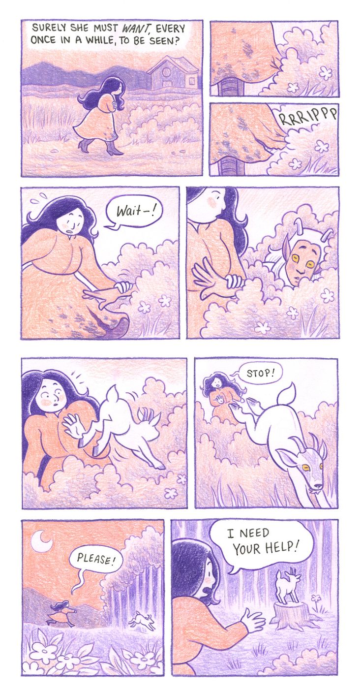 a comic strip with an image of a woman being hugged by a dog