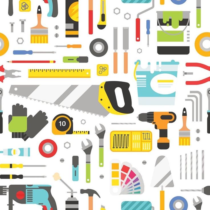 an assortment of tools are shown in this illustration