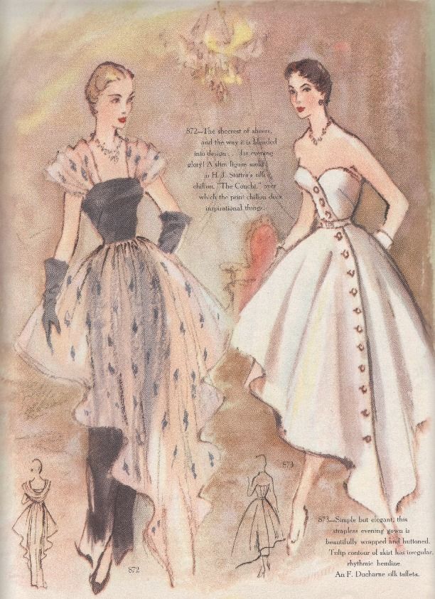 two women in dresses with buttons on the front and back, one woman is wearing a dress