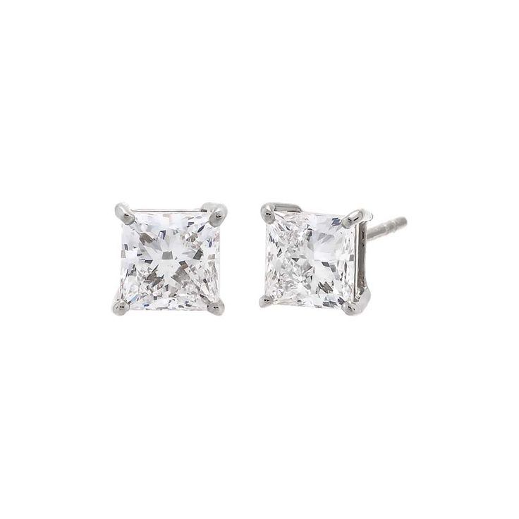 Product Details 14K Gold & 14K White Gold Color: G Clarity: VS1 1 Princess Cut Brilliant-Cut Lab Diamond Available in 5 Carats: 0.25 CT, 0.50 CT, 1 CT, 1.5 CT, & 2 CT Post Backs Sold As A Pair This Item Requires 12-18 Business Days to Be Produced Available For Pre-Order Diamond Anklet, Diamond Princess, Bold Rings, Gold Cocktail Ring, Everyday Rings, Princess Diamond, Anklet Bracelet, Charm Bangle, Princess Cut Diamonds