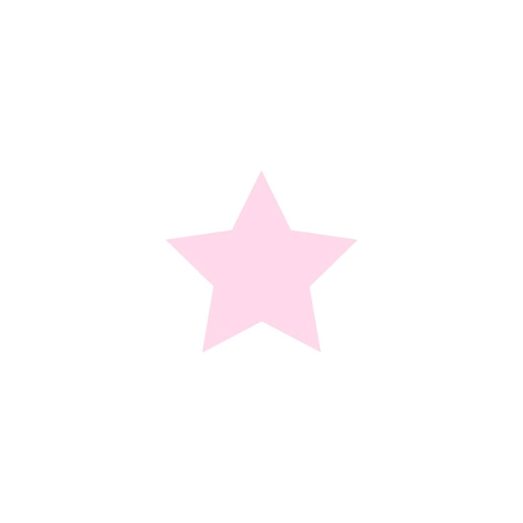 a pink star on a white background