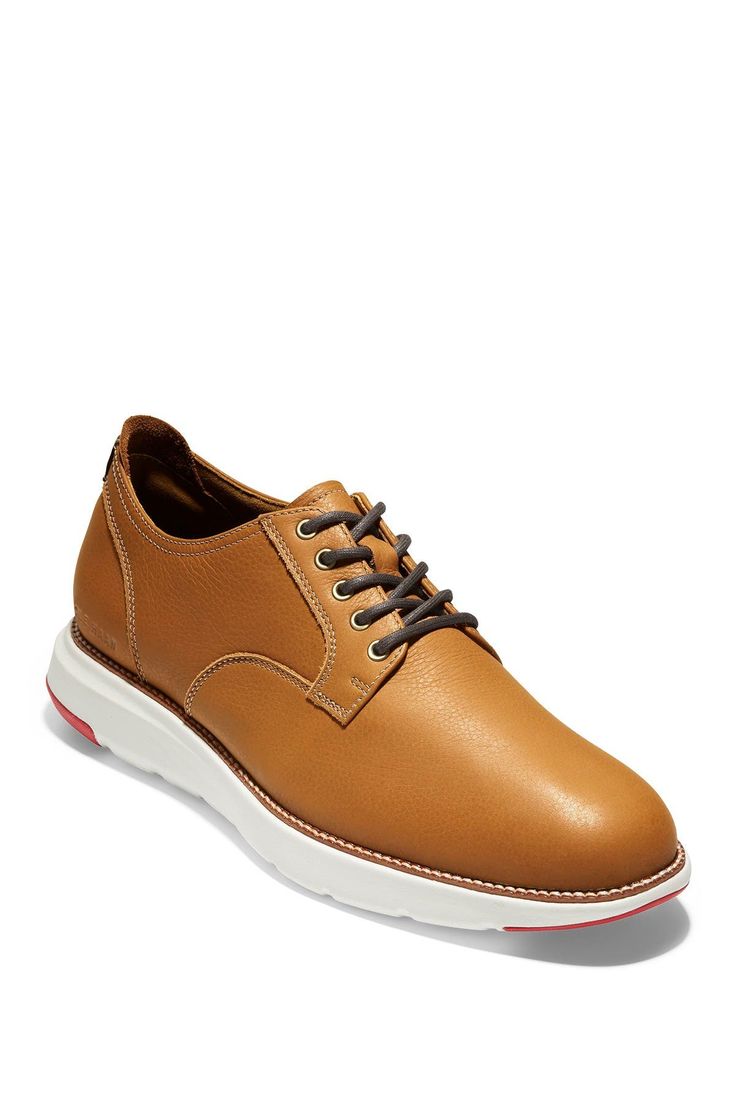 A leather oxford with a lace-up closure and white sole offers a sleek, on trend style for a chic look. Sizing: True to size. M=standard width. Round toe. Lace-up closure. Blucher oxford upper in casual leathers, with crafted welt detail. Fully padded sock lining for ultimate comfort. Full EVA outsole with our ultimate cushioning technology, with rubber pods in the heel and toe for traction. White sole. ImportedThis item cannot be shipped to Canada. Casual Lace-up Shoes For Derby With Textured Sole, Synthetic Low-top Oxfords With Textured Sole, Low-top Synthetic Oxfords With Textured Sole, Derby Plain Toe Oxfords With Contrast Sole, Low-top Oxfords With Contrast Sole, Derby Low-top Lace-up Shoes With Textured Sole, Low-top Lace-up Shoes With Textured Sole For Derby, Casual Oxford Lace-up Shoes For Derby, Low-top Lace-up Shoes For Work