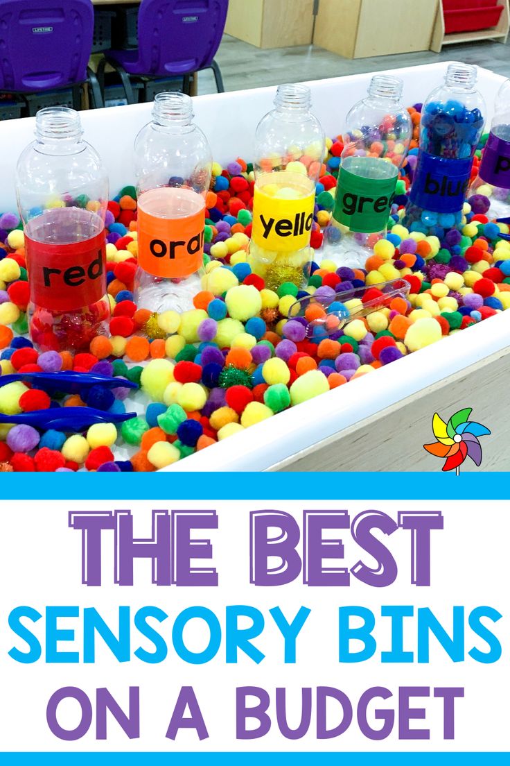 the best sensory bins on a budget