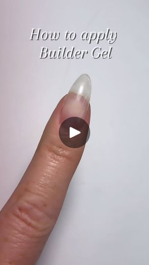 670 reactions · 41 shares | How to apply builder gel. 💅🏻 . . . .  In this tutorial I apply the @modelones products to create a beautiful strong nail base for all your future manis!   *all the products in this tutorial are from @modelonesrealm and were gifted  #tutorial #buildergel #howtobuildergel #howtonails #nailart #modelones #gelnails | Rachael (but you can call me Rach) 💖 | Luke Muzzic · Say It Right (8D Audio) Build A Gel Nail Designs, How To Apply Builder Gel, How To Use Builder Gel, Builder Gel Nails Design Short, Builder Gel Manicure, Builder Gel Tutorial, Gel Builder Nails Design, Builder Gel Nails Tutorial, Builder Gel On Natural Nails