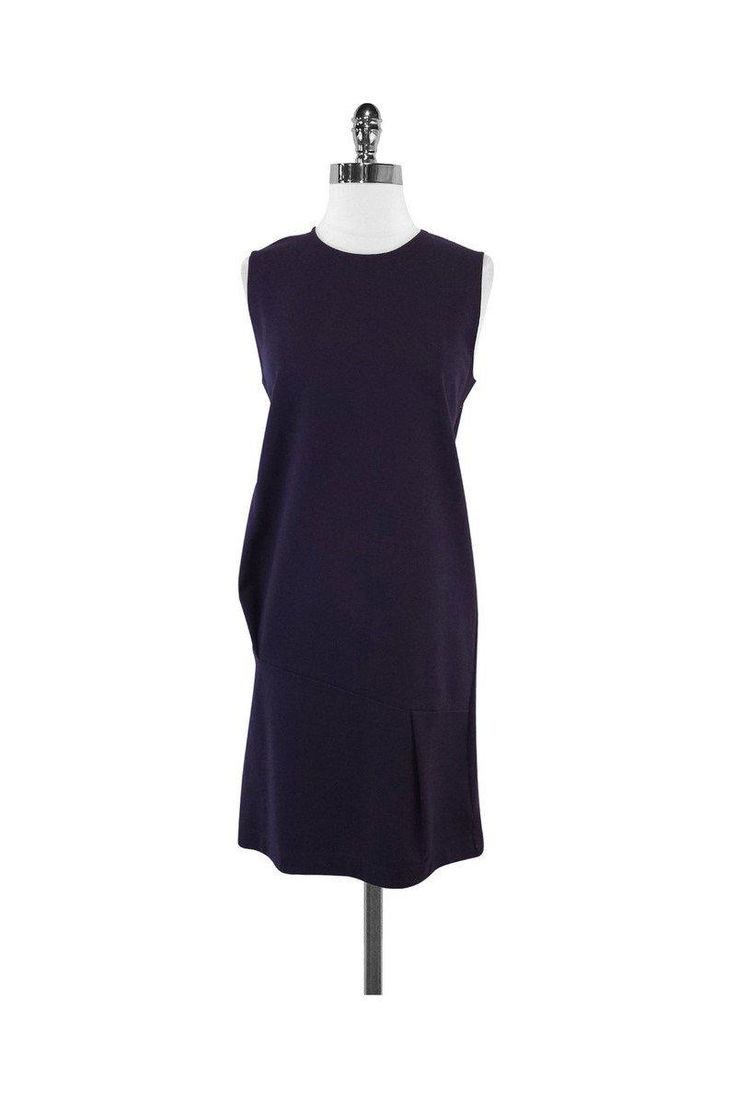 Current Boutique-Calvin Klein - Purple Sleeveless Shift Dress Sz 6 Sleeveless Elastane Mini Dress For Work, Sleeveless Stretch Mini Dress For Work, Sleeveless Midi Dress With Flattering Silhouette, Sleeveless Midi Dress With Flattering Silhouette For Work, Stretch A-line Sleeveless Dress For Work, Stretch Sleeveless Elastane Dress For Workwear, Workwear Stretch Elastane Sleeveless Dress, Stretch Elastane Sleeveless Dress For Work, Stretch Sleeveless Dress With Flattering Silhouette