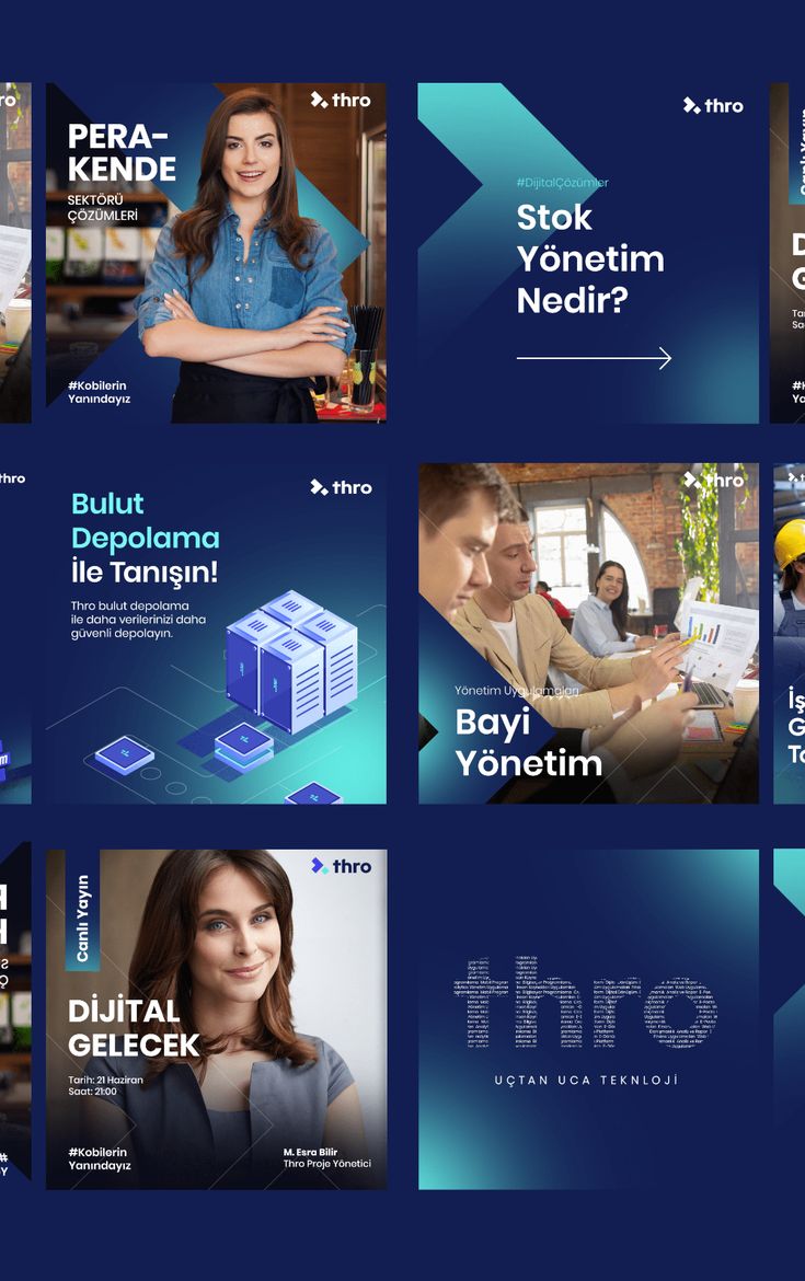 an image of some advertising brochures on a blue background