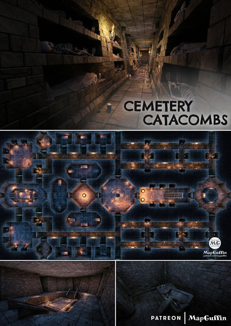 the cover for cemetery catacombs