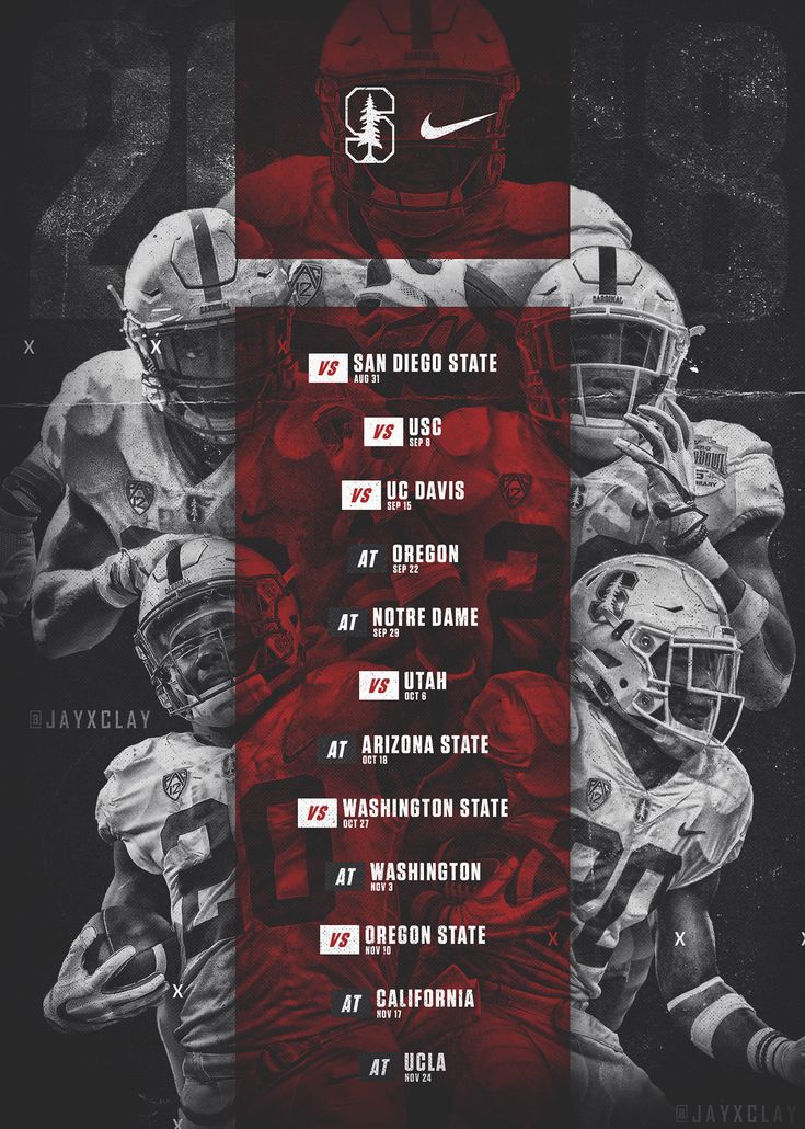 the college football team's roster is shown in black and white, with red accents