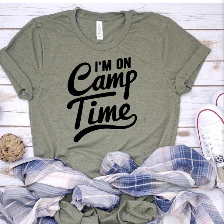 Camp Store, Camping Shirts, Lake Trip, Blue Army, Silhouette Ideas, Camping Supplies, Making Things, Happy Camper, Green Dark