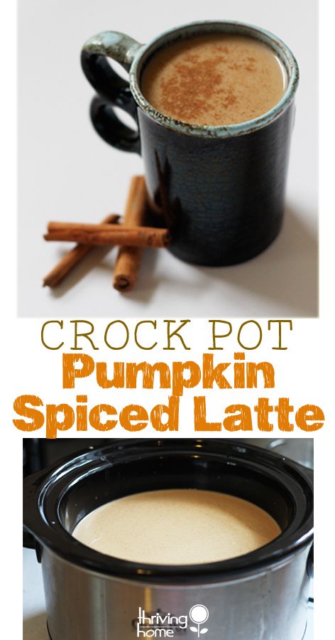 the crock pot pumpkin spiced latte recipe