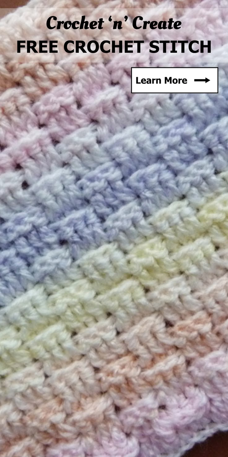 crochet in'create free crochet stitch learn more