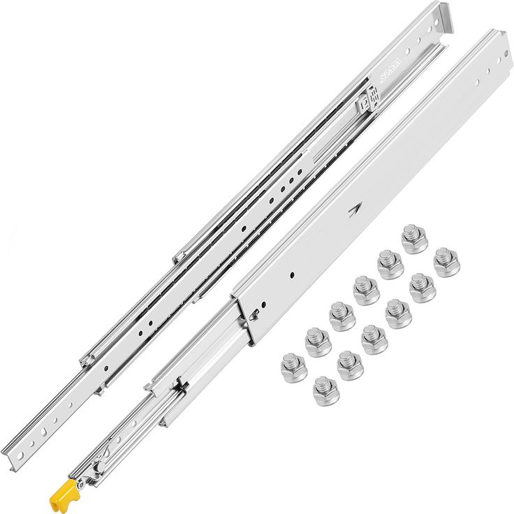 the sliding door track with screws and bolts