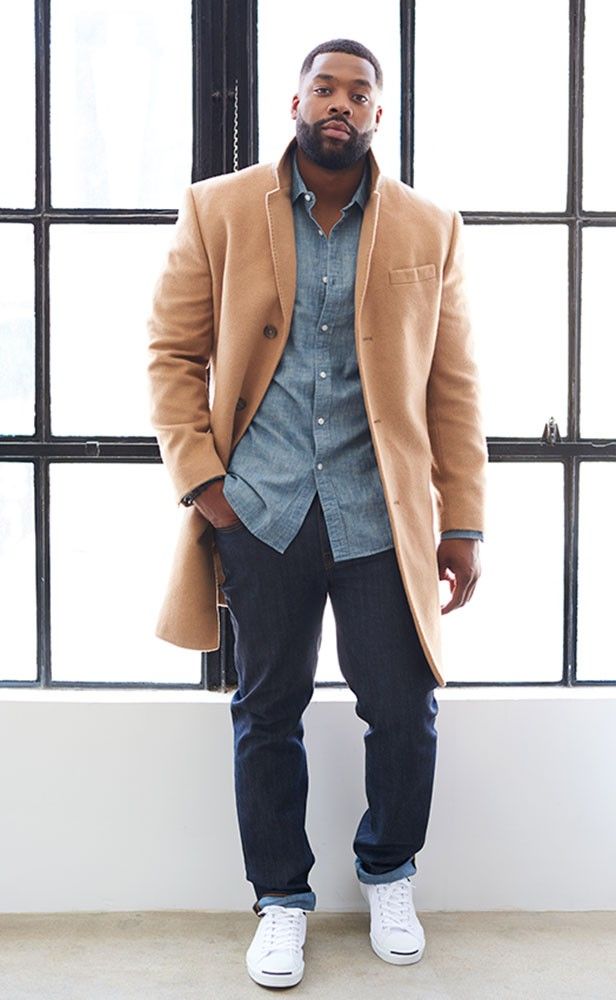 Stylish Big Men, Gq Outfits For Men, Plus Size Men Outfits Casual Classy, Big Man Style Outfits, Black Man Business Casual, Big Tall Men Fashion Style, Black Men Fashion Casual Well Dressed, Big Boy Fashion Men, Mens Outfits Plus Size