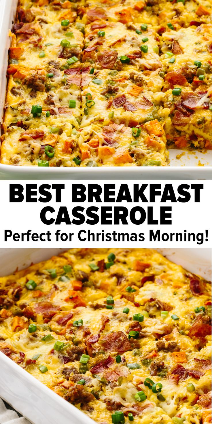 the best breakfast casserole perfect for christmas morning