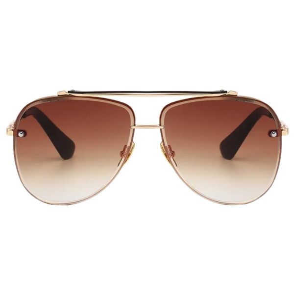 Brown Aviator Sunglasses Luxury Summer Aviator Sunglasses With Uva Protection, Luxury Aviator Sunglasses With Uv Protection For Summer, Luxury Casual Aviator Sunglasses With Tinted Lenses, Luxury Aviator Sunglasses For Travel, Luxury Classic Aviator Sunglasses With Tinted Lenses, Luxury Tan Sunglasses With Tinted Lenses, Luxury Classic Aviator Sunglasses For Travel, Luxury Designer Aviator Sunglasses For Formal Occasions, Luxury Casual Aviator Sunglasses For Summer