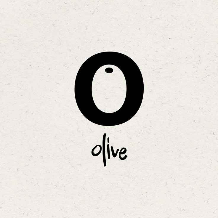 the logo for olive is shown in black and white, with an o on it