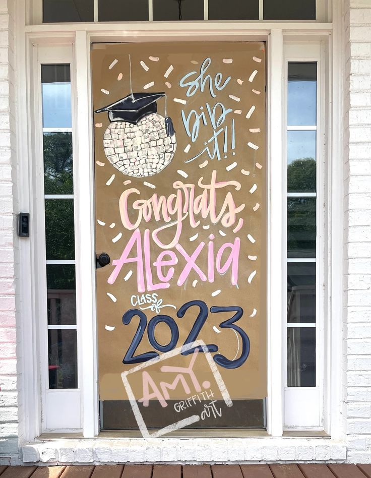 Graduation Banner - Etsy Graduation Party 2024 Ideas, Graduation Decorations Outdoor, Grad Banner Ideas, Graduation Poster Ideas Diy Signs, Graduation Poster Ideas, College Graduation Party Ideas, Grad Party Banner, Graduation Garland, Grad Party Theme