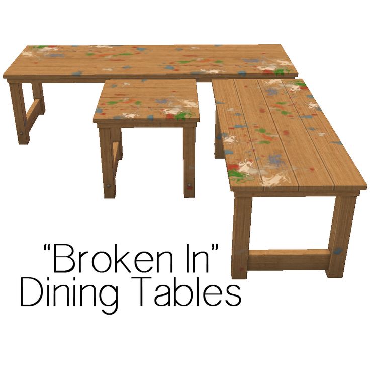 the table is made out of wood and has different designs on it, including flowers